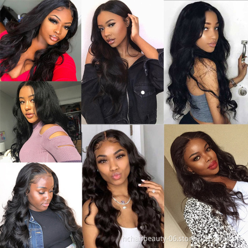 New Arrival T Part Lace Wig Machine Made Human Hair Wigs Deep Middle Part Brazilian Body Wave Human Hair Lace Front Wigs